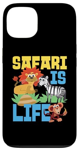 Safari Is Life Bunte niedliche Tierwelt Hülle für iPhone 13 Safari Is Life Bunte niedliche Tierwelt Hülle für iPhone 13 von Africa Safari And Wildlife Designs For Kids