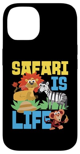 Safari Is Life Bunte niedliche Tierwelt Hülle für iPhone 14 von Africa Safari And Wildlife Designs For Kids