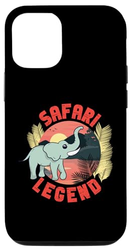 Safari Legend Elefant Hülle für iPhone 12/12 Pro von Africa Safari And Wildlife Designs For Kids