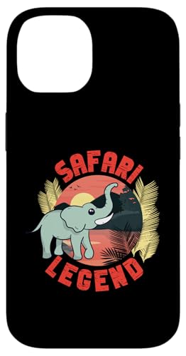 Safari Legend Elefant Hülle für iPhone 14 von Africa Safari And Wildlife Designs For Kids