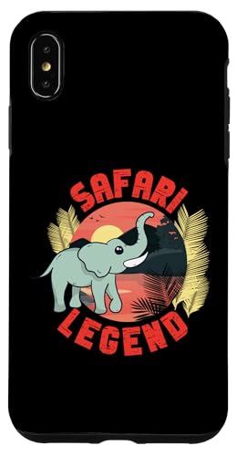 Safari Legend Elefant Hülle für iPhone XS Max von Africa Safari And Wildlife Designs For Kids