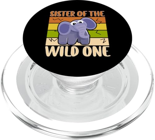 Safari für Kinder: Die Schwester des Wilden PopSockets PopGrip für MagSafe von Africa Safari And Wildlife Designs For Kids