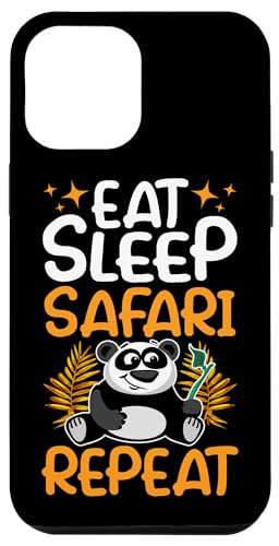 Safari für Kinder: Eat Sleep Safari Repeat Hülle für iPhone 12 Pro Max Safari für Kinder: Eat Sleep Safari Repeat Hülle für iPhone 12 Pro Max von Africa Safari And Wildlife Designs For Kids