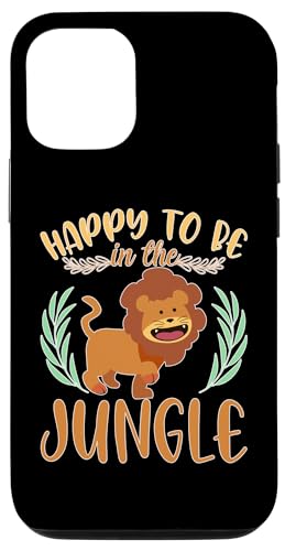 Safari für Kinder: Glücklich im Dschungel zu sein Hülle für iPhone 12/12 Pro Safari für Kinder: Glücklich im Dschungel zu sein Hülle für iPhone 12/12 Pro von Africa Safari And Wildlife Designs For Kids