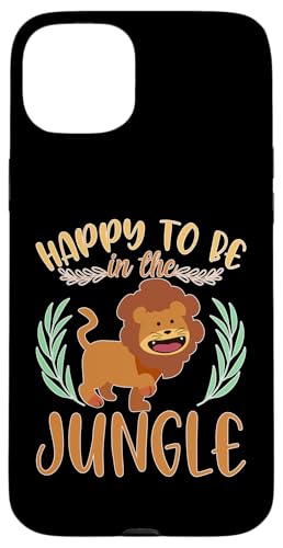 Safari für Kinder: Glücklich im Dschungel zu sein Hülle für iPhone 15 Plus Safari für Kinder: Glücklich im Dschungel zu sein Hülle für iPhone 15 Plus von Africa Safari And Wildlife Designs For Kids
