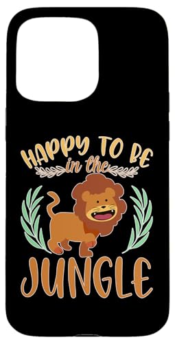 Safari für Kinder: Glücklich im Dschungel zu sein Hülle für iPhone 15 Pro Max Safari für Kinder: Glücklich im Dschungel zu sein Hülle für iPhone 15 Pro Max von Africa Safari And Wildlife Designs For Kids
