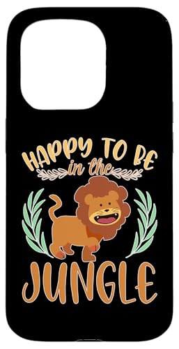 Safari für Kinder: Glücklich im Dschungel zu sein Hülle für iPhone 15 Pro Safari für Kinder: Glücklich im Dschungel zu sein Hülle für iPhone 15 Pro von Africa Safari And Wildlife Designs For Kids