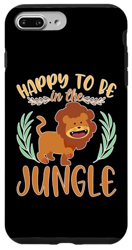 Safari für Kinder: Glücklich im Dschungel zu sein Hülle für iPhone 7 Plus/8 Plus von Africa Safari And Wildlife Designs For Kids