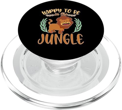 Safari für Kinder: Glücklich im Dschungel zu sein PopSockets PopGrip für MagSafe von Africa Safari And Wildlife Designs For Kids