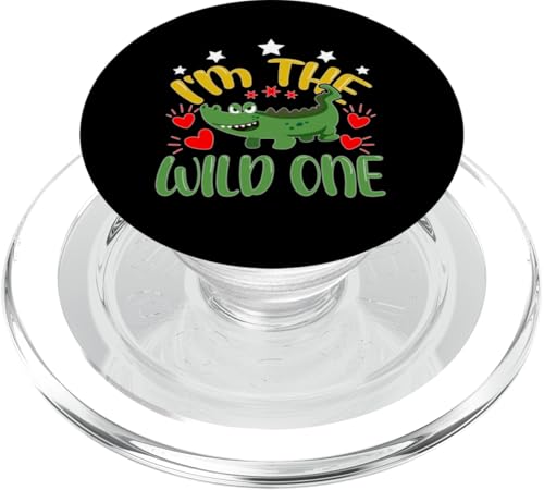 Safari für Kinder: Ich bin The Wild One PopSockets PopGrip für MagSafe von Africa Safari And Wildlife Designs For Kids