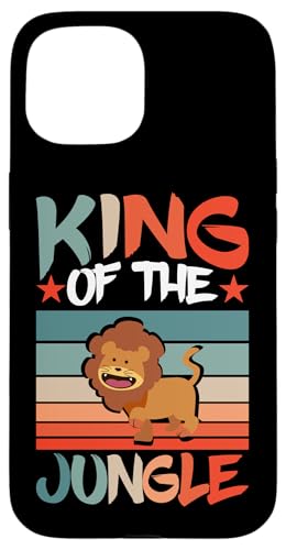 Safari für Kinder: König des Dschungels Hülle für iPhone 15 Safari für Kinder: König des Dschungels Hülle für iPhone 15 von Africa Safari And Wildlife Designs For Kids