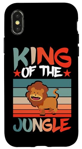Safari für Kinder: König des Dschungels Hülle für iPhone X/XS Safari für Kinder: König des Dschungels Hülle für iPhone X/XS von Africa Safari And Wildlife Designs For Kids