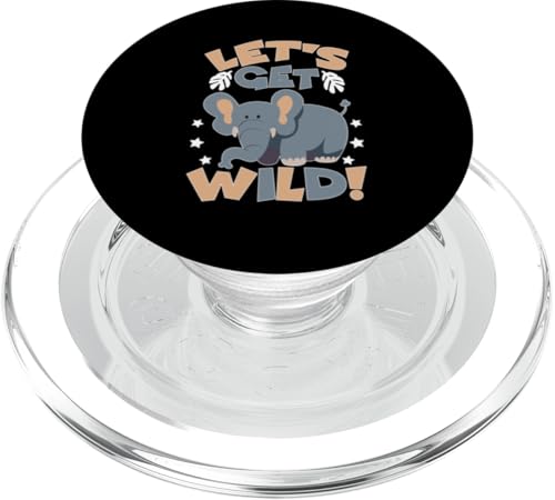 Safari für Kinder: Let's Get Wild! PopSockets PopGrip für MagSafe von Africa Safari And Wildlife Designs For Kids