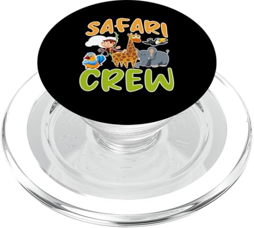 Safari für Kinder: Safari Crew PopSockets PopGrip für MagSafe von Africa Safari And Wildlife Designs For Kids