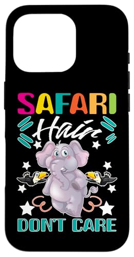 Safari für Kinder: Safari Hair Don't Care Hülle für iPhone 16 Pro Safari für Kinder: Safari Hair Don't Care Hülle für iPhone 16 Pro von Africa Safari And Wildlife Designs For Kids