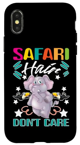 Safari für Kinder: Safari Hair Don't Care Hülle für iPhone X/XS Safari für Kinder: Safari Hair Don't Care Hülle für iPhone X/XS von Africa Safari And Wildlife Designs For Kids