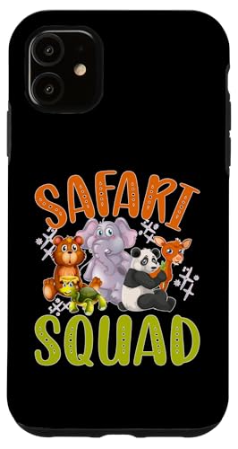 Safari für Kinder: Safari Squad Hülle für iPhone 11 Safari für Kinder: Safari Squad Hülle für iPhone 11 von Africa Safari And Wildlife Designs For Kids