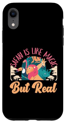 Safari ist wie Magie, aber echte Wildtiere Hülle für iPhone XR von Africa Safari And Wildlife Designs For Kids