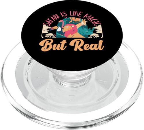 Safari ist wie Magie, aber echte Wildtiere PopSockets PopGrip für MagSafe Safari ist wie Magie, aber echte Wildtiere PopSockets PopGrip für MagSafe von Africa Safari And Wildlife Designs For Kids