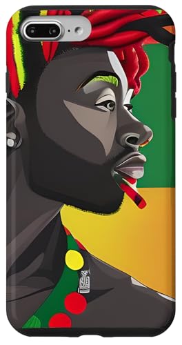 Black Art Afroamerikanische Künstlerin Melanin Sista Bruh Arts Hülle für iPhone 7 Plus/8 Plus von African American Art