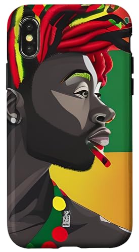 Black Art Afroamerikanische Künstlerin Melanin Sista Bruh Arts Hülle für iPhone X/XS von African American Art