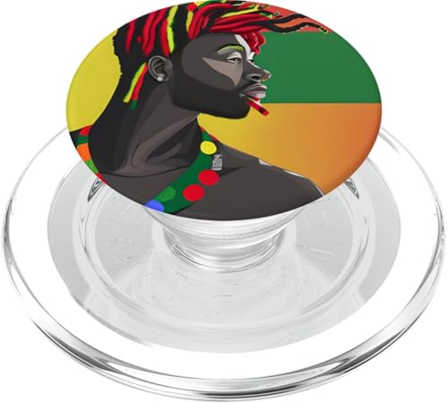Black Art Afroamerikanische Künstlerin Melanin Sista Bruh Arts PopSockets PopGrip für MagSafe von African American Art