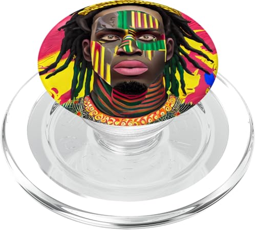 Black Art Afroamerikanische Künstlerin Melanin Sista Bruh Arts PopSockets PopGrip für MagSafe von African American Art