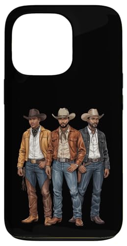 Black Cowboy Vibes Melanin Black History Texas Western Rodeo Hülle für iPhone 13 Pro von African American Cowboy South Country Vibes