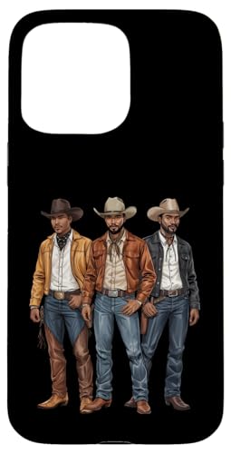 Black Cowboy Vibes Melanin Black History Texas Western Rodeo Hülle für iPhone 15 Pro Max von African American Cowboy South Country Vibes