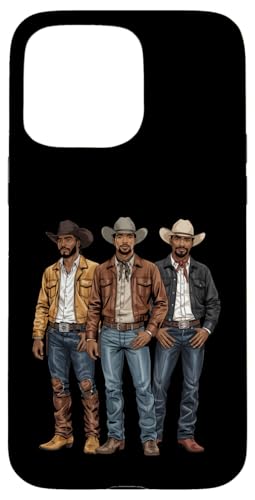 Black Cowboy Vibes Melanin Black History Texas Western Rodeo Hülle für iPhone 15 Pro Max von African American Cowboy South Country Vibes
