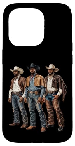 Black Cowboy Vibes Melanin Black History Texas Western Rodeo Hülle für iPhone 15 Pro von African American Cowboy South Country Vibes