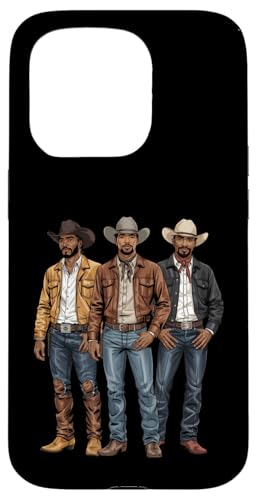 Black Cowboy Vibes Melanin Black History Texas Western Rodeo Hülle für iPhone 15 Pro von African American Cowboy South Country Vibes