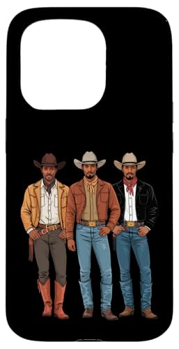 Black Cowboy Vibes Melanin Black History Texas Western Rodeo Hülle für iPhone 15 Pro von African American Cowboy South Country Vibes