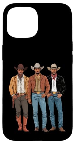 Black Cowboy Vibes Melanin Black History Texas Western Rodeo Hülle für iPhone 15 von African American Cowboy South Country Vibes