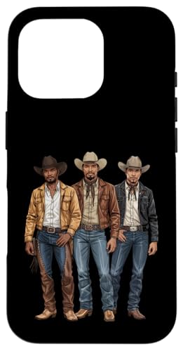 Black Cowboy Vibes Melanin Black History Texas Western Rodeo Hülle für iPhone 16 Pro von African American Cowboy South Country Vibes