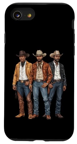 Black Cowboy Vibes Melanin Black History Texas Western Rodeo Hülle für iPhone SE (2020) / 7 / 8 von African American Cowboy South Country Vibes