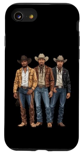 Black Cowboy Vibes Melanin Black History Texas Western Rodeo Hülle für iPhone SE (2020) / 7 / 8 von African American Cowboy South Country Vibes