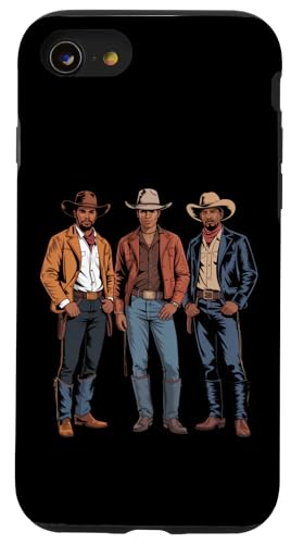 Black Cowboy Vibes Melanin Black History Texas Western Rodeo Hülle für iPhone SE (2020) / 7 / 8 von African American Cowboy South Country Vibes