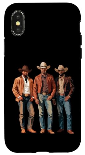 Black Cowboy Vibes Melanin Black History Texas Western Rodeo Hülle für iPhone X/XS von African American Cowboy South Country Vibes