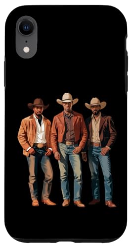 Black Cowboy Vibes Melanin Black History Texas Western Rodeo Hülle für iPhone XR von African American Cowboy South Country Vibes