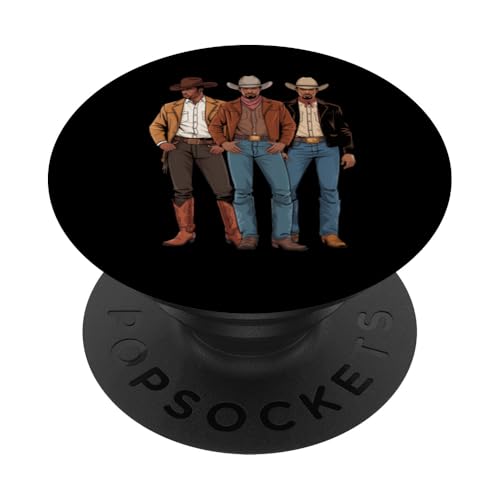 Black Cowboy Vibes Melanin Black History Texas Western Rodeo PopSockets Klebender PopGrip von African American Cowboy South Country Vibes