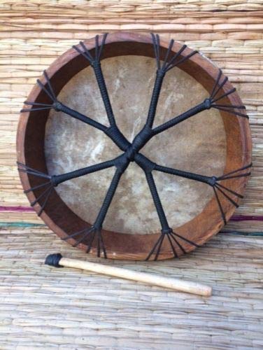 38,1 cm (15 Zoll) Schamanische Trommel mit Schlägel von African Musical Instruments