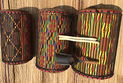 echtem afrikanischen DUNDUN Drum Set von African Musical Instruments