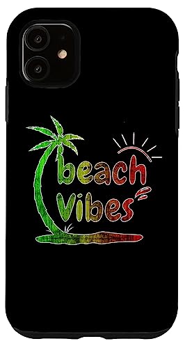 Afrikanische Rasta-Farben, Strandliebhaber, Urlaub, Palmen Hülle für iPhone 11 Afrikanische Rasta-Farben, Strandliebhaber, Urlaub, Palmen Hülle für iPhone 11 von Afro Pride Merch