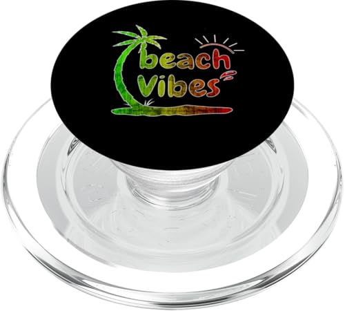Afrikanische Rasta-Farben, Strandliebhaber, Urlaub, Palmen PopSockets PopGrip für MagSafe von Afro Pride Merch