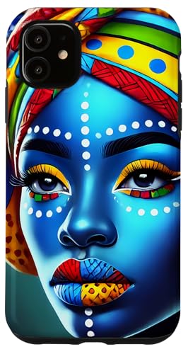 Hülle für iPhone 11 Schöne, leuchtende, blaue afrikanische Frau, Liebe Afrika Hülle für iPhone 11 Schöne, leuchtende, blaue afrikanische Frau, Liebe Afrika von Afro Pride Merch