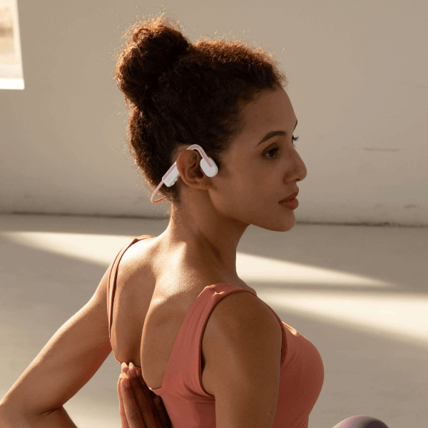 AfterShokz OpenMove - Kopfhörer mit Mikrofon - offenes Ohr - hinter dem Nacken angebracht - Bluetooth - kabellos - pink (S661PK) von Aftershokz