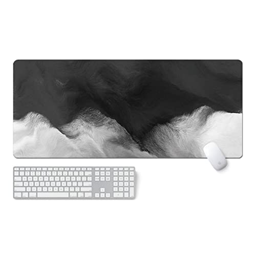 Afurdel Mauspad Gaming,Mauspad XXL,800x300x3 mm,Groß Mousepad,Gummi-Mäusepads rutschfeste Mausmatte mit Genähte Kanten,Tischunterlage Large Size,Schreibtischunterlage von Afurdel