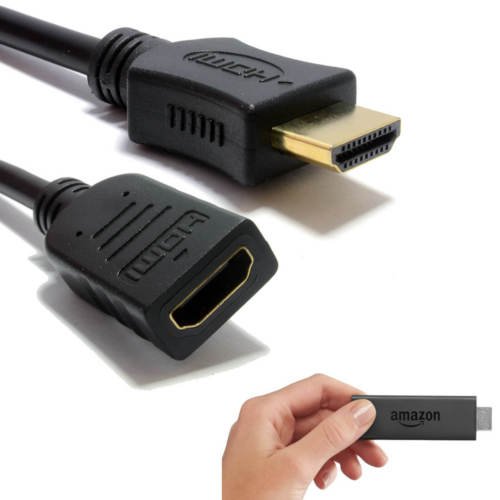 Verlängerungskabel für Fire Stick TV HDMI, Stecker auf Buchse, 1 m Verlängerungskabel für Fire Stick TV HDMI, Stecker auf Buchse, 1 m von Agagadgets