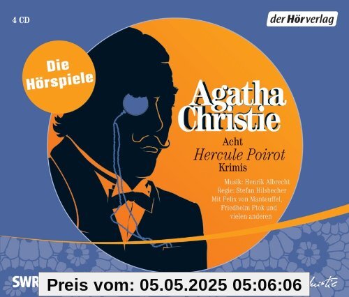 Acht Hercule Poirot Krimis von Agatha Christie